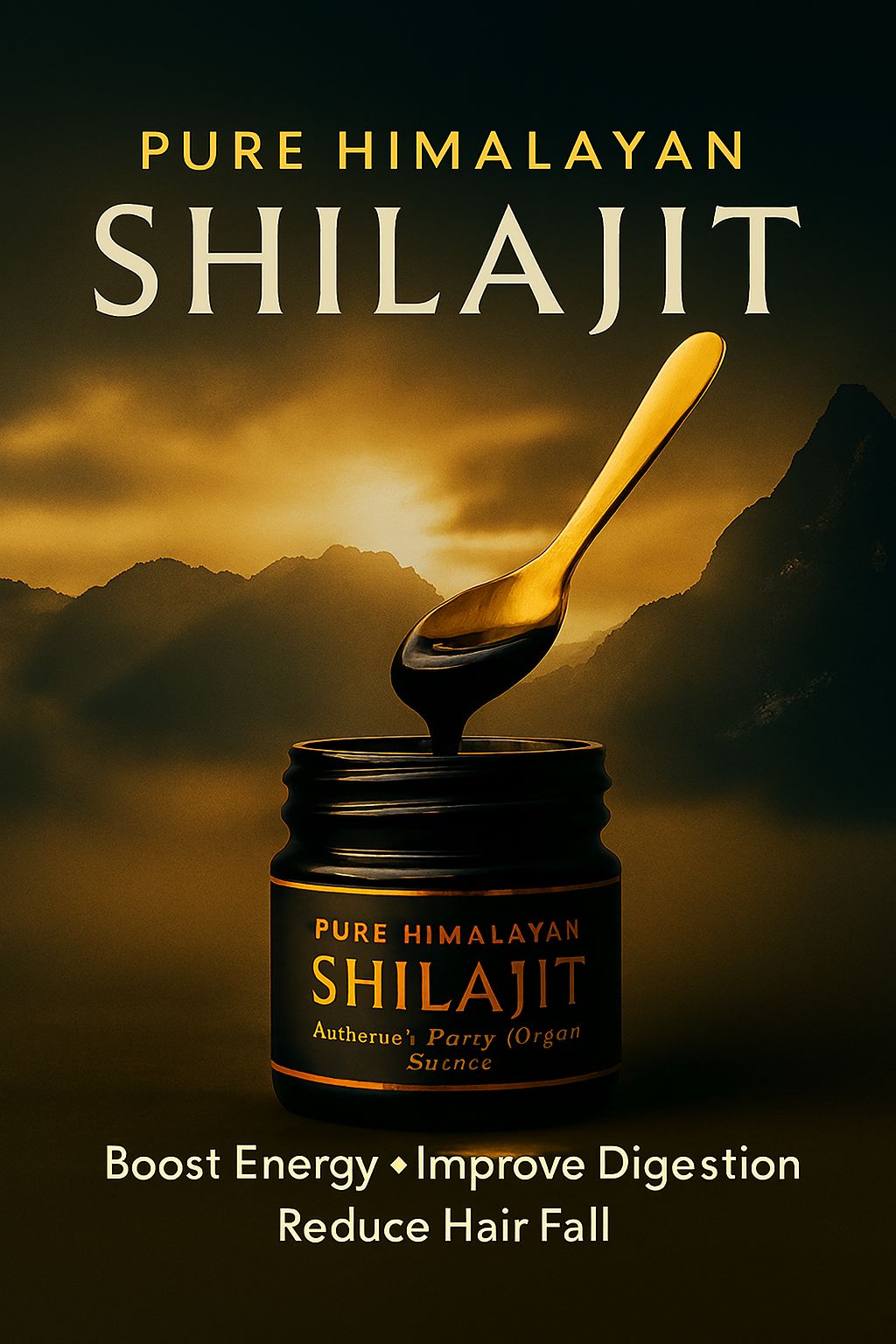 Pure Himalayan Shilajit – Natural Energy & Vitality Booster